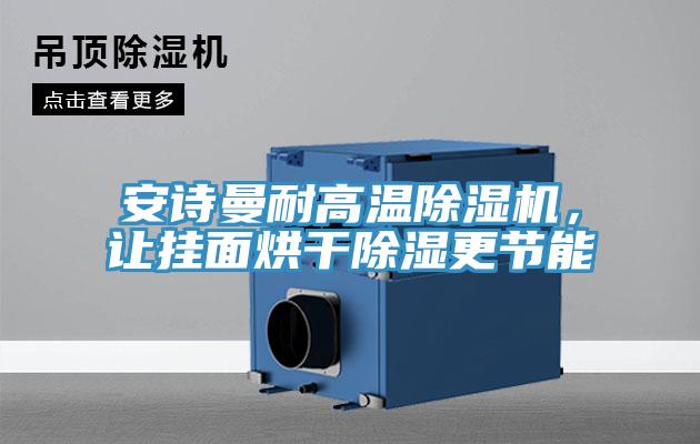 安詩曼耐高溫除濕機，讓掛面烘干除濕更節(jié)能