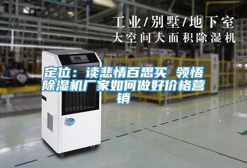 定位:讀悲情百思買 領(lǐng)悟除濕機(jī)廠家如何做好價(jià)格營(yíng)銷