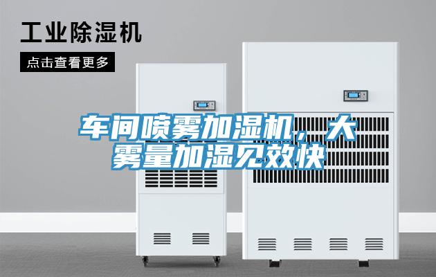 車間噴霧加濕機(jī)，大霧量加濕見效快