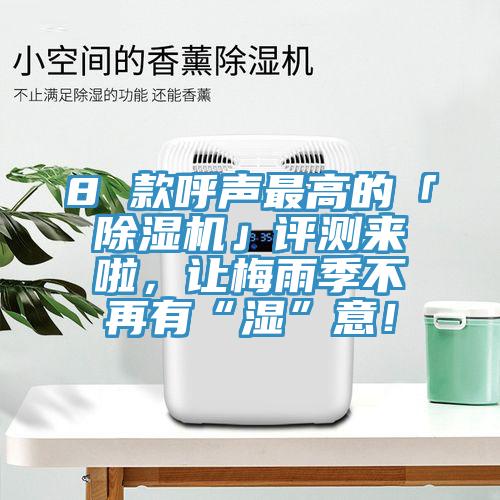 8 款呼聲最高的「除濕機」評測來啦，讓梅雨季不再有“濕”意！
