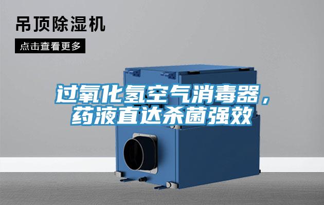 過氧化氫空氣消毒器，藥液直達殺菌強效