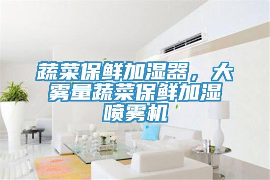 蔬菜保鮮加濕器，大霧量蔬菜保鮮加濕噴霧機