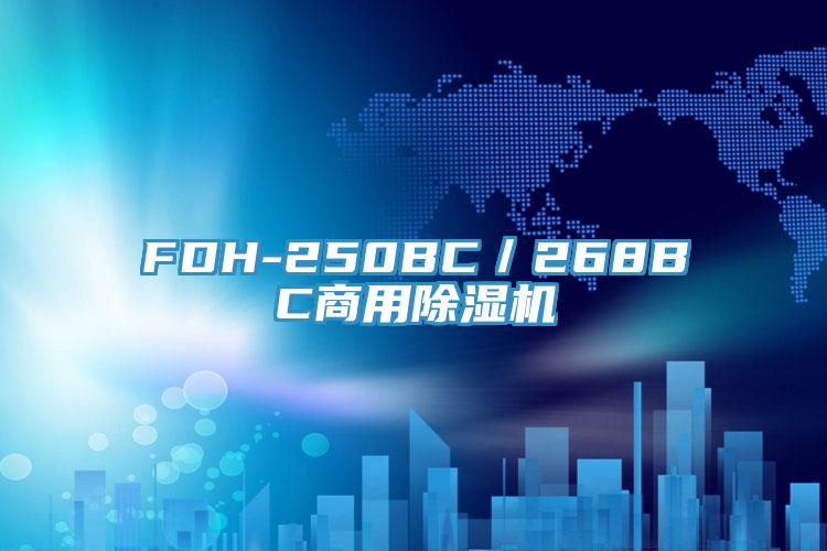 FDH-250BC/268BC商用除濕機(jī)