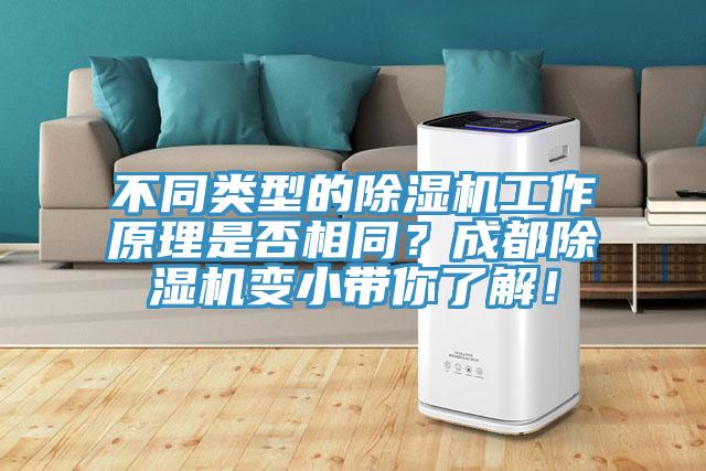 不同類型的除濕機工作原理是否相同？成都除濕機變小帶你了解！