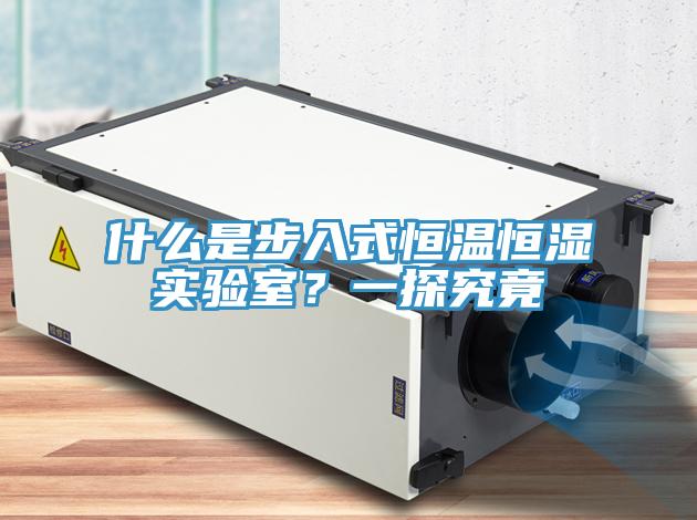 什么是步入式恒溫恒濕實驗室？一探究竟
