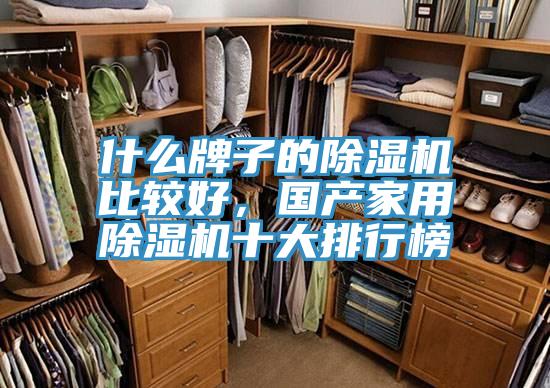 什么牌子的除濕機比較好，國產(chǎn)家用除濕機十大排行榜