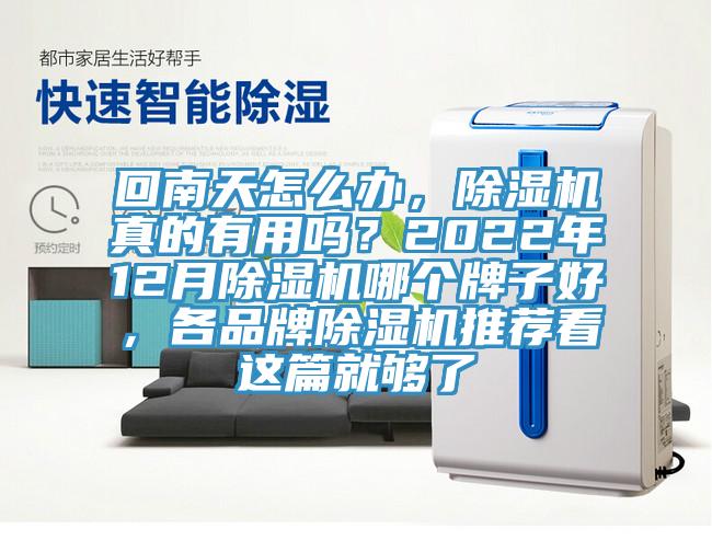 回南天怎么辦，除濕機(jī)真的有用嗎？2022年12月除濕機(jī)哪個(gè)牌子好，各品牌除濕機(jī)推薦看這篇就夠了