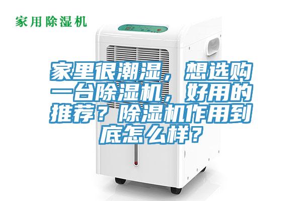 家里很潮濕，想選購一臺除濕機(jī)，好用的推薦？除濕機(jī)作用到底怎么樣？