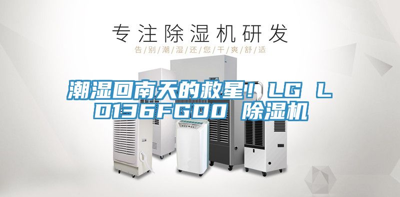 潮濕回南天的救星！LG LD136FGD0 除濕機