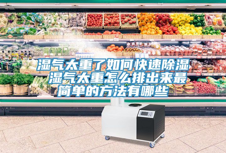 濕氣太重了如何快速除濕 濕氣太重怎么排出來(lái)最簡(jiǎn)單的方法有哪些