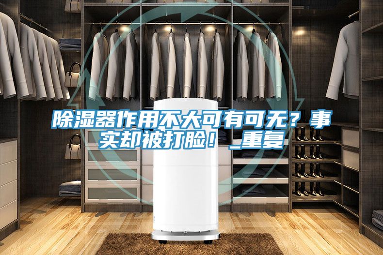 除濕器作用不大可有可無？事實(shí)卻被打臉！_重復(fù)