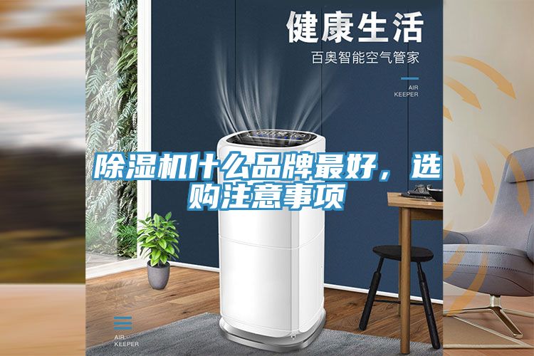 除濕機什么品牌最好，選購注意事項